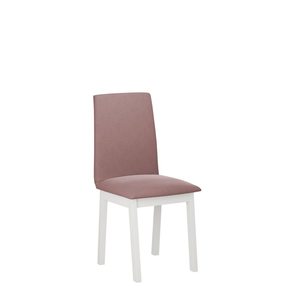 Veneti Čalúnená stolička k jedálenskému stolu GARLAND 5 - biela / ružová
